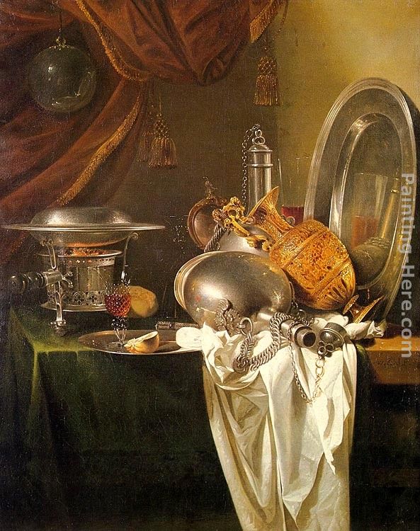 Still Life with Chafing Dish painting - Willem Kalf Still Life with Chafing Dish art painting